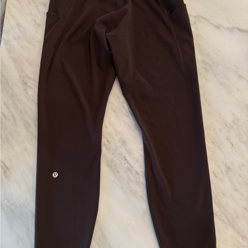 Lululemon Wunder Train Hie Rise Tight w/ Pockets 25” - Espresso - Picture 5 of 6